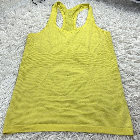 Lululemon Run: Swiftly Tech Racerback Yellow - Picture 1 of 5